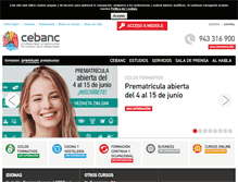 Tablet Screenshot of cebanc.com
